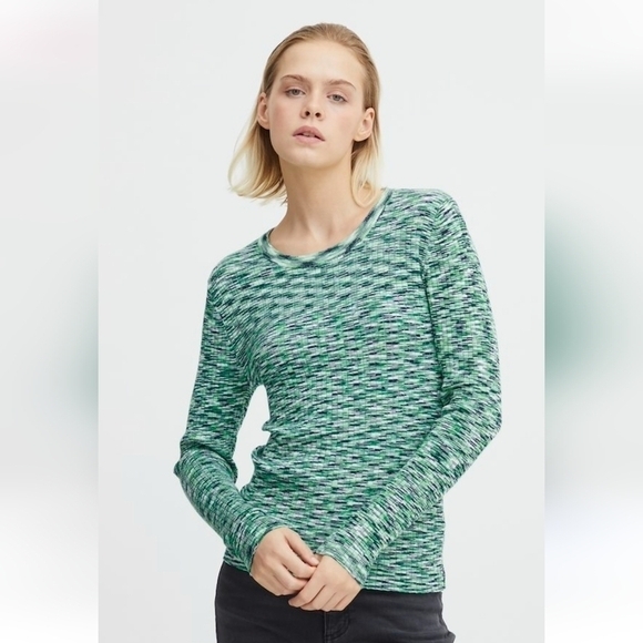 ICHI Tops - ICHI by Anthropologie,Brinoa knit pullover,long sleeve, crew neck, M